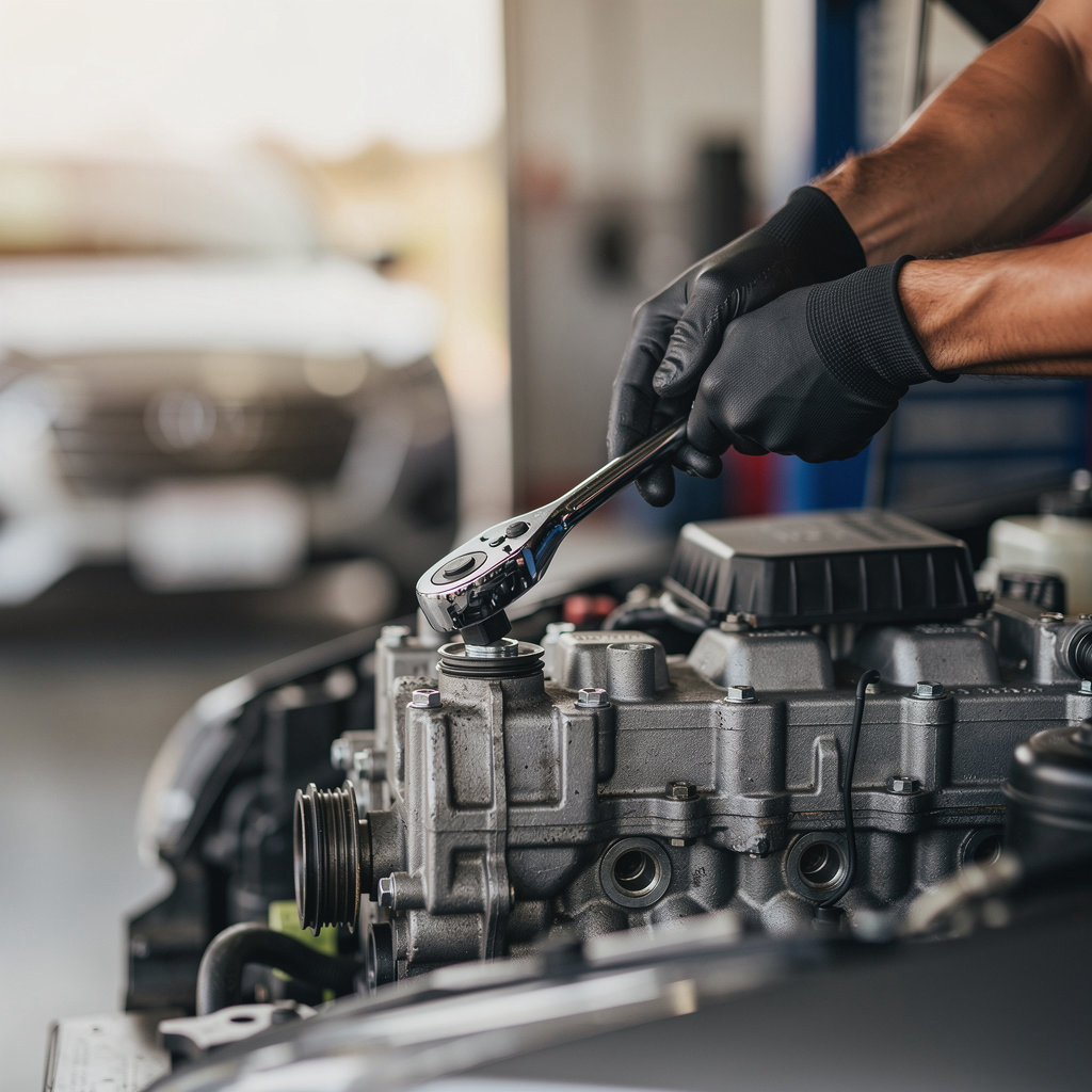 Automotive Service Masters ASE-certified technician performing expert auto repair in San Diego